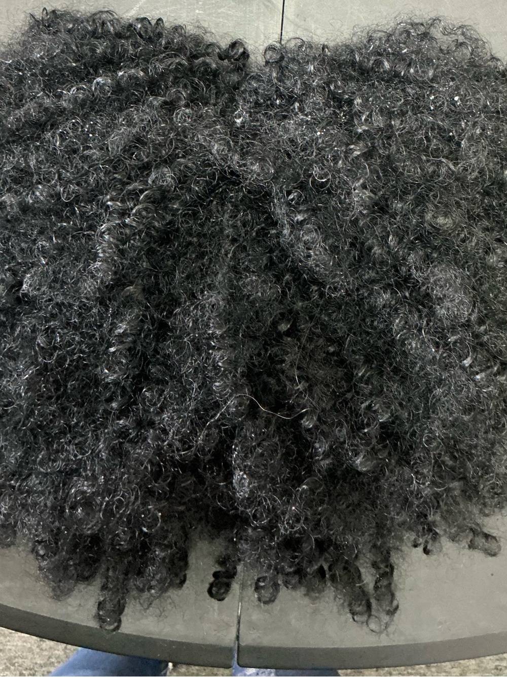 Natural Black Curly Clip-In Hair Extensions
